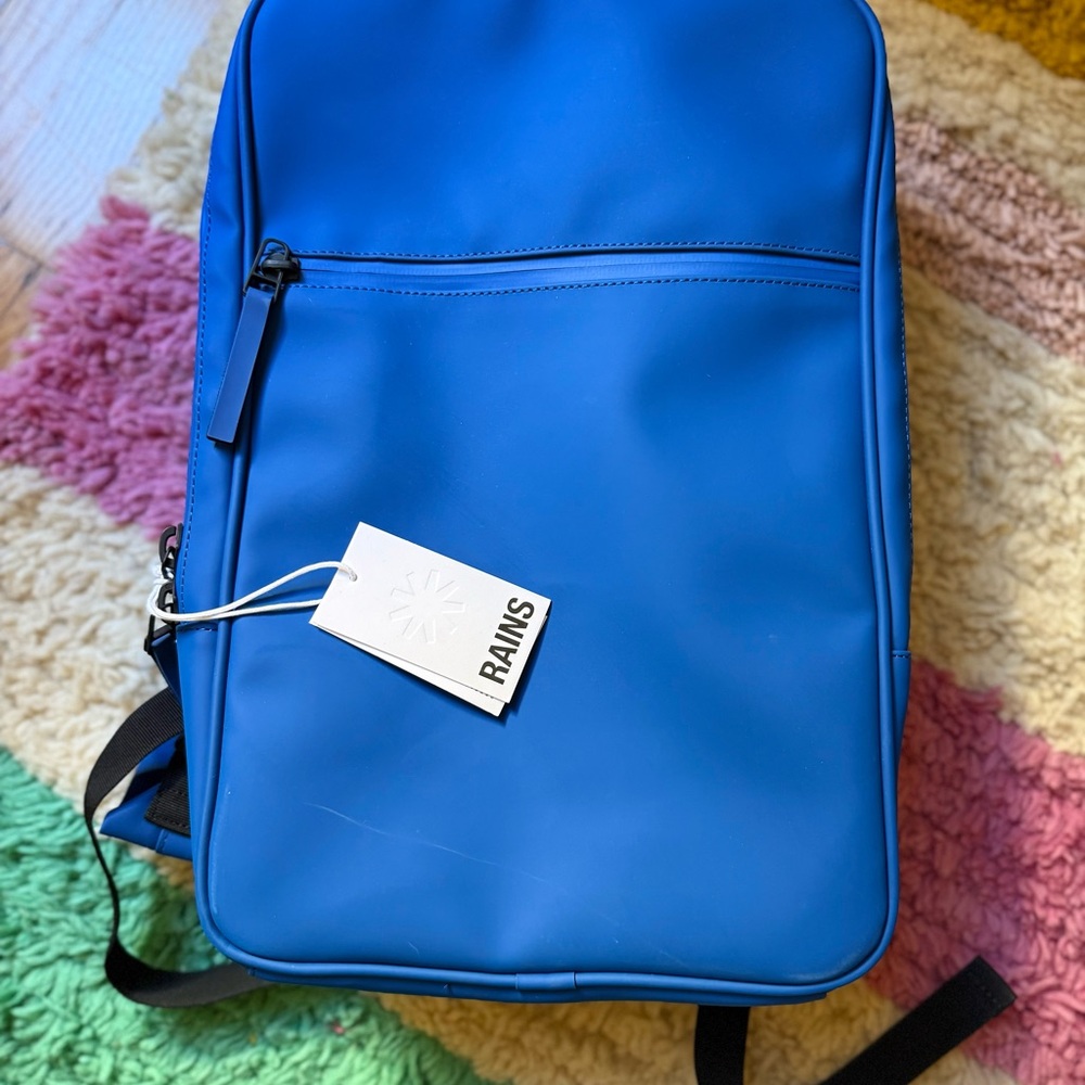 RAINS Blue Backpack